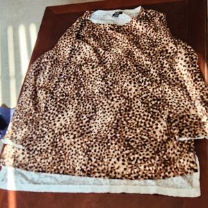 Lord & Taylor Women's Patterned Top 2X